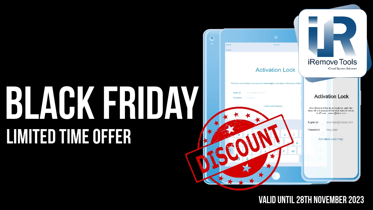 Offerta del Black Friday di iRemove Software!