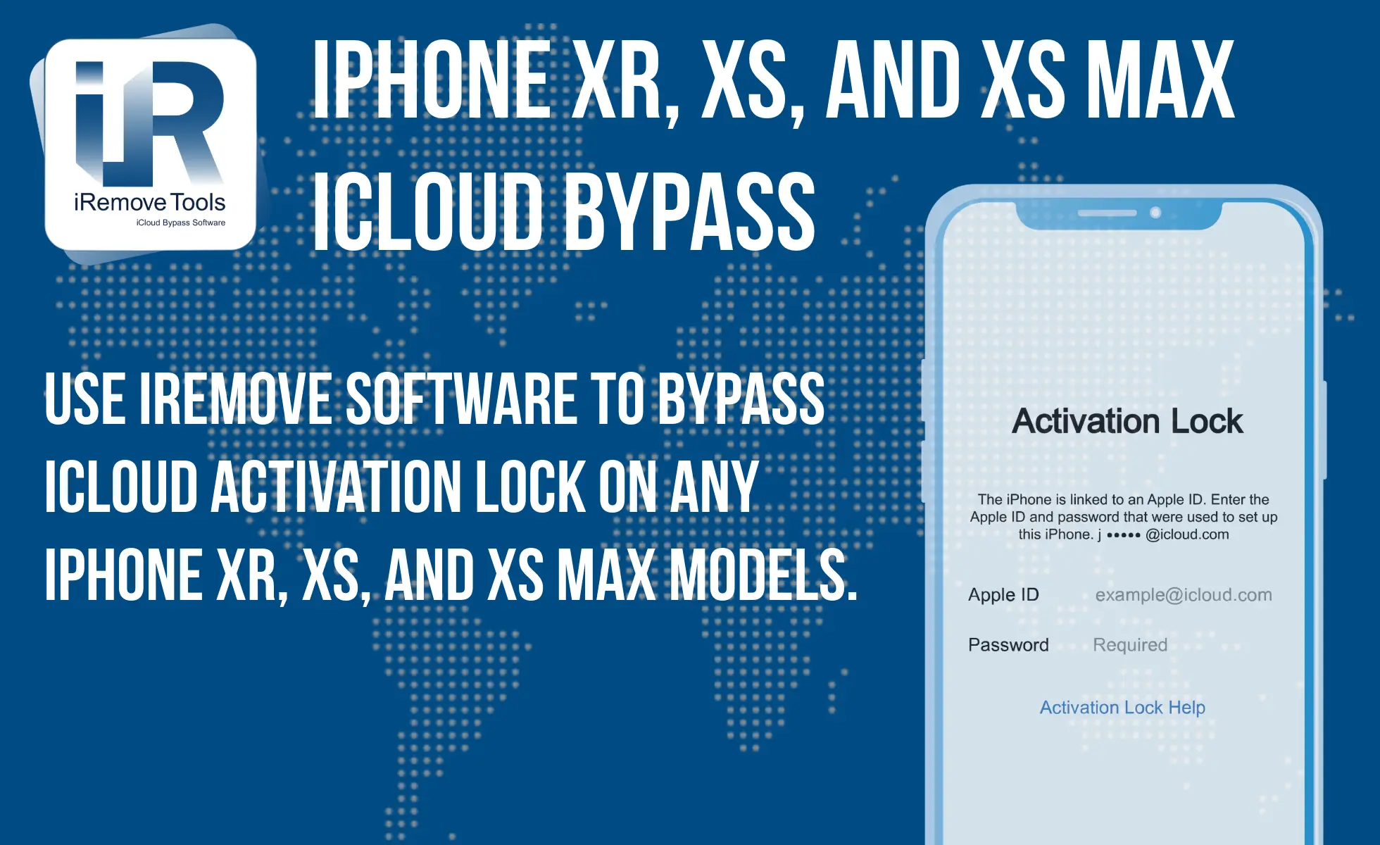 Bypass iCloud Lock from iPhone XR, XS, and XS Max