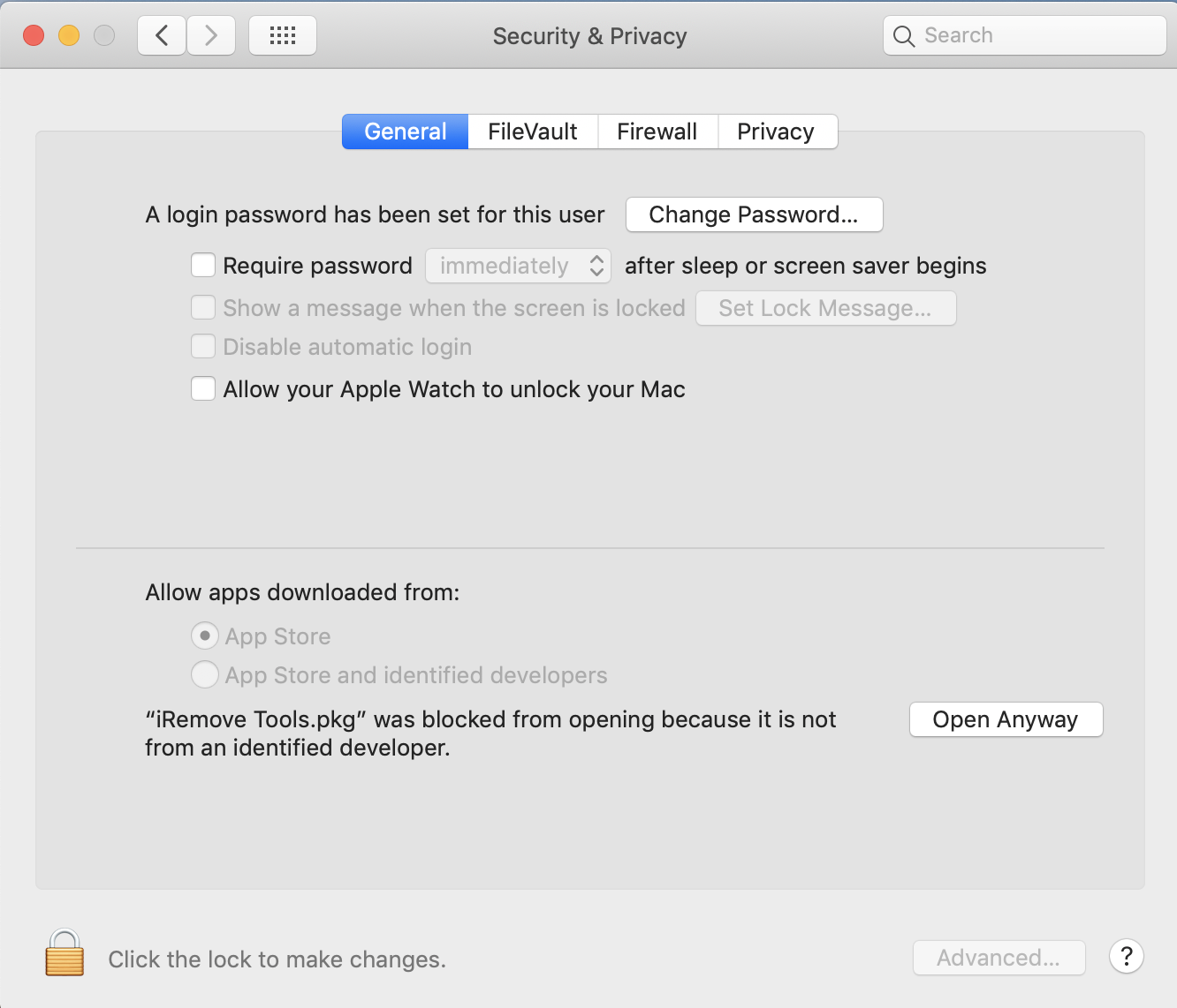 iRemove iCloud FMI OFF Software permissions granted to the app step 3
