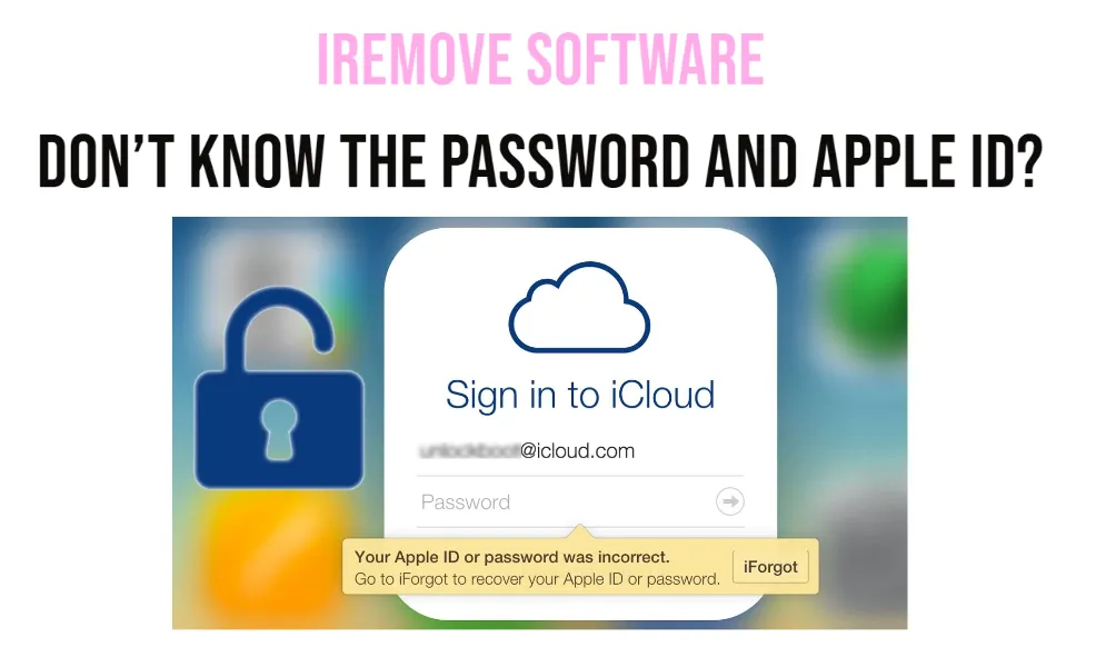 Don't know the password and Apple ID?