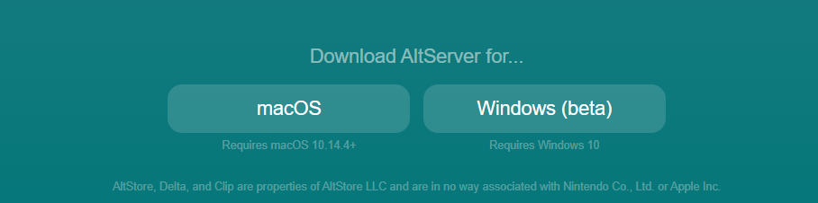 Download the AltStore app for macOS