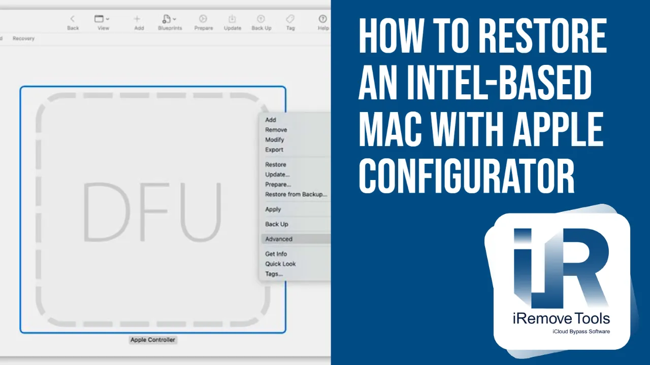 Restoring Mac T2 (intel) computers using Apple Configurator