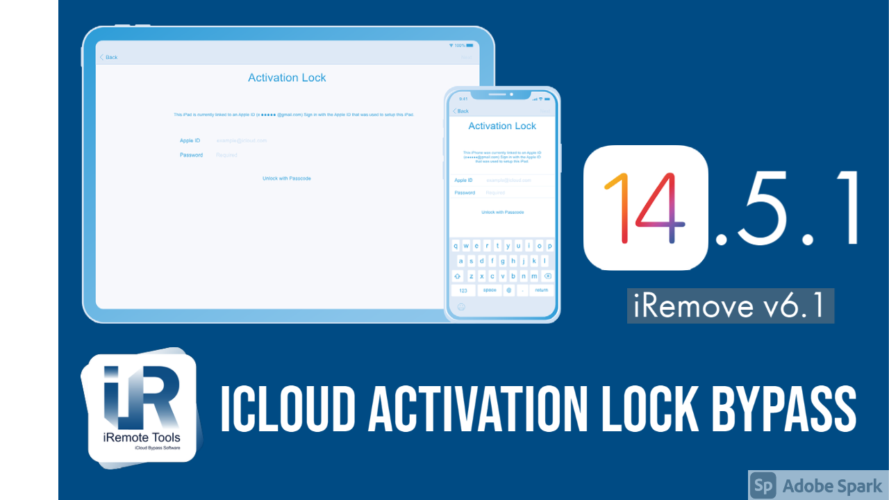 iCloud Activation Lock Bypass on iOS 14.5 & iOS 14.5.1 
 