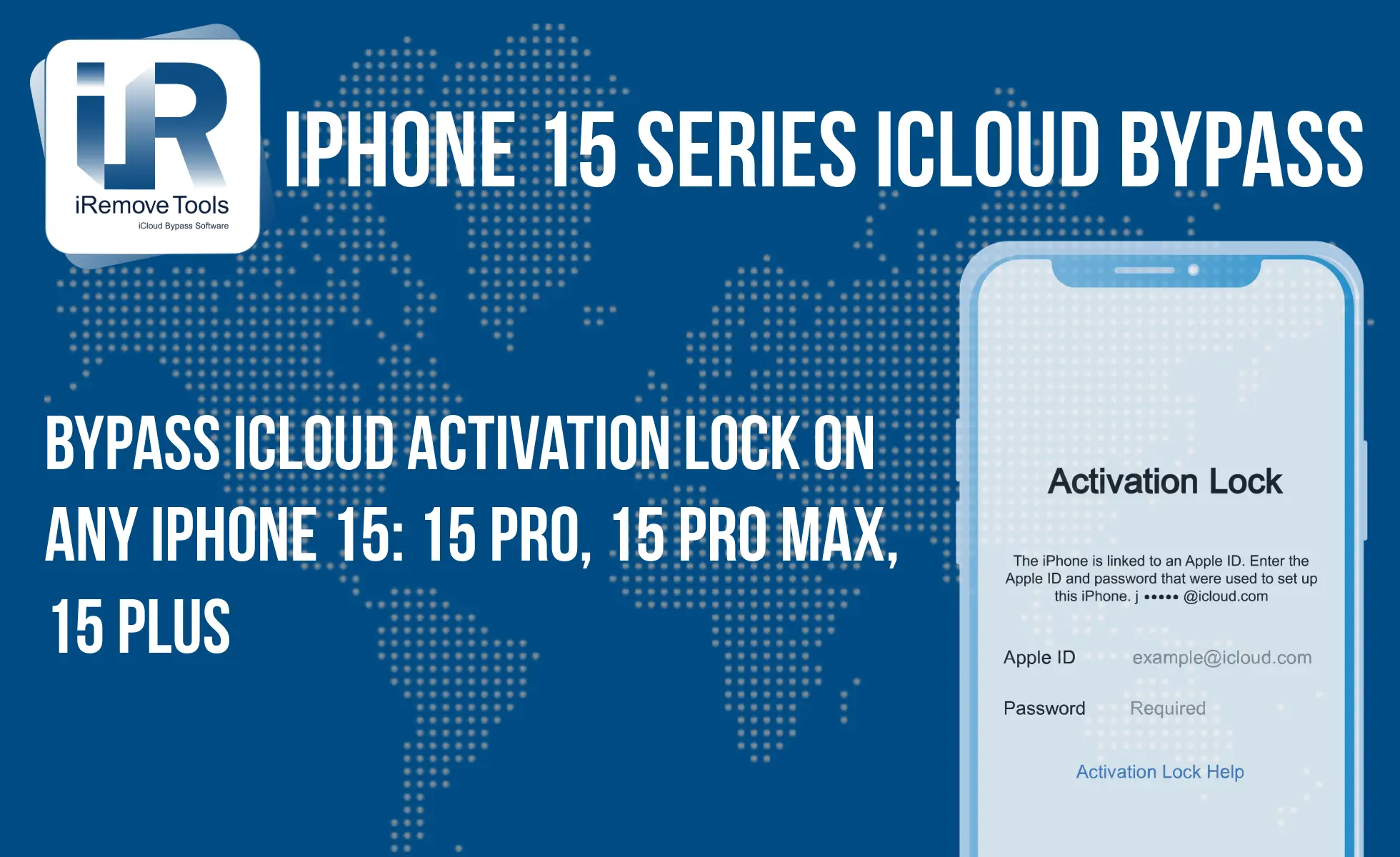 Desbloqueo de iCloud para la serie iPhone 15 con iRemove Software