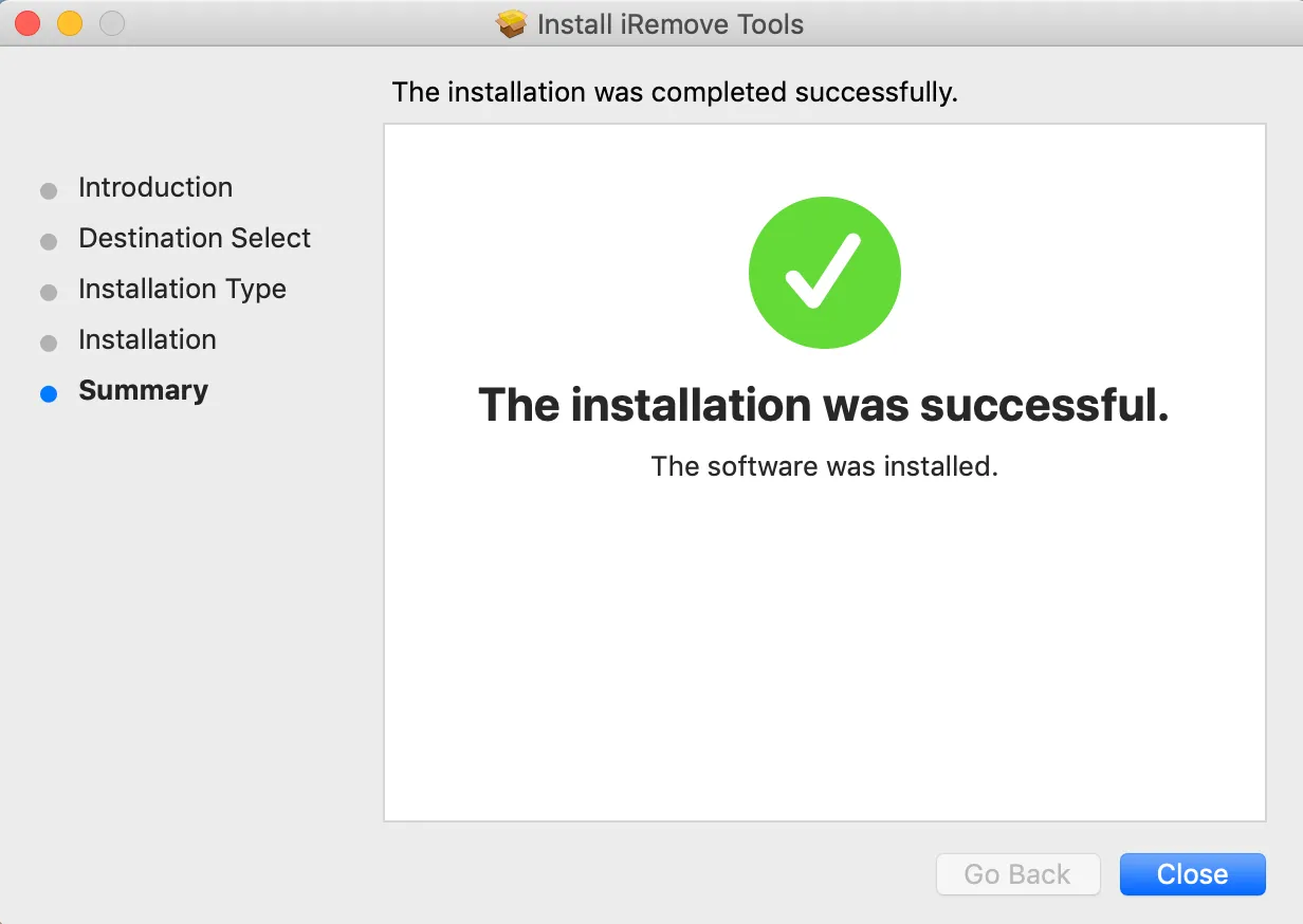 How to install iRemove Software step 4