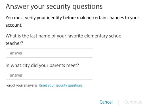 How to Reset and Change Apple ID Security Questions and Answers?