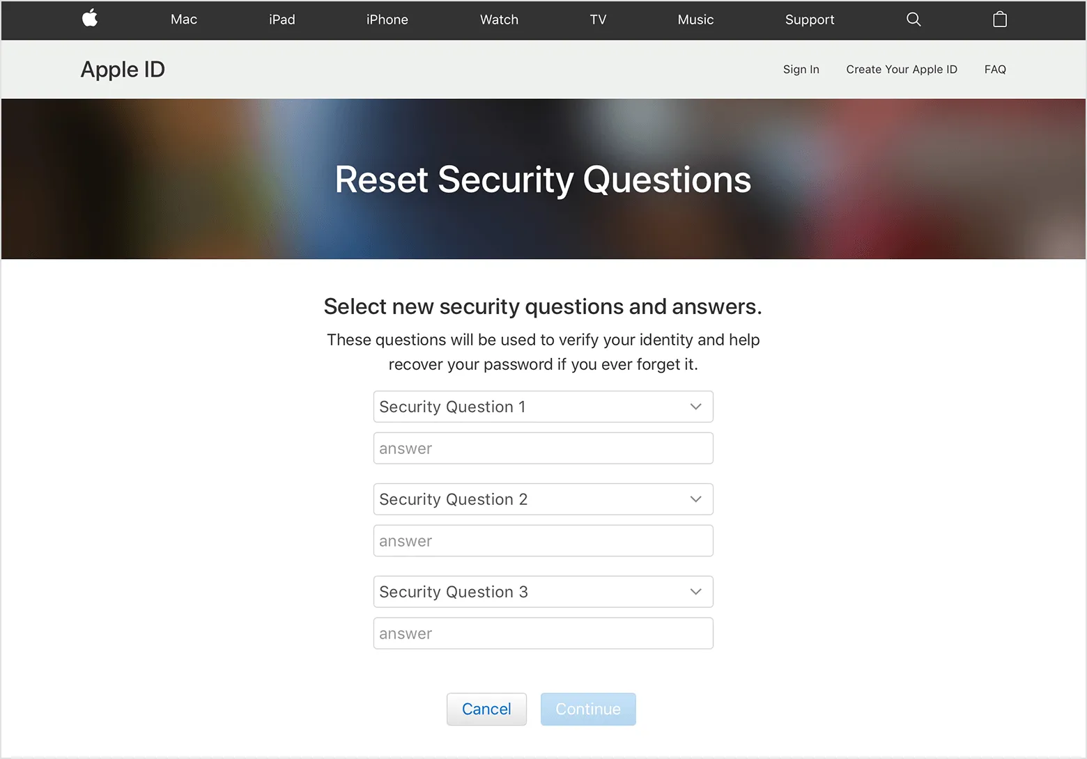 How to Reset and Change Apple ID Security Questions and Answers?