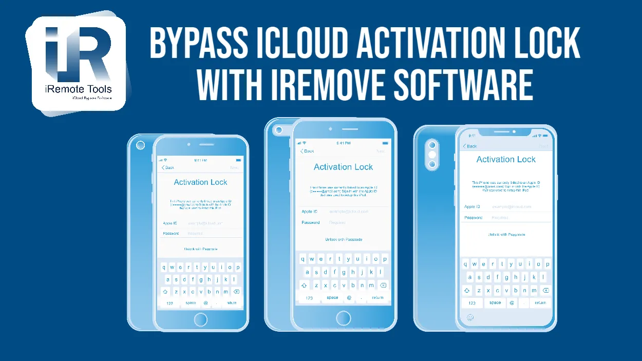 Bypass iCloud Activation Lock with iRemove software and without Apple ID/passcode