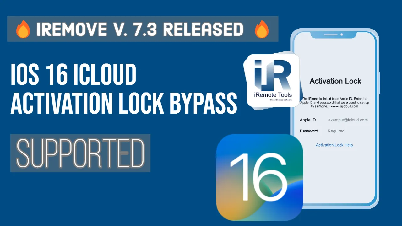 Bypass IOS 16 ICloud Activation Lock Screen