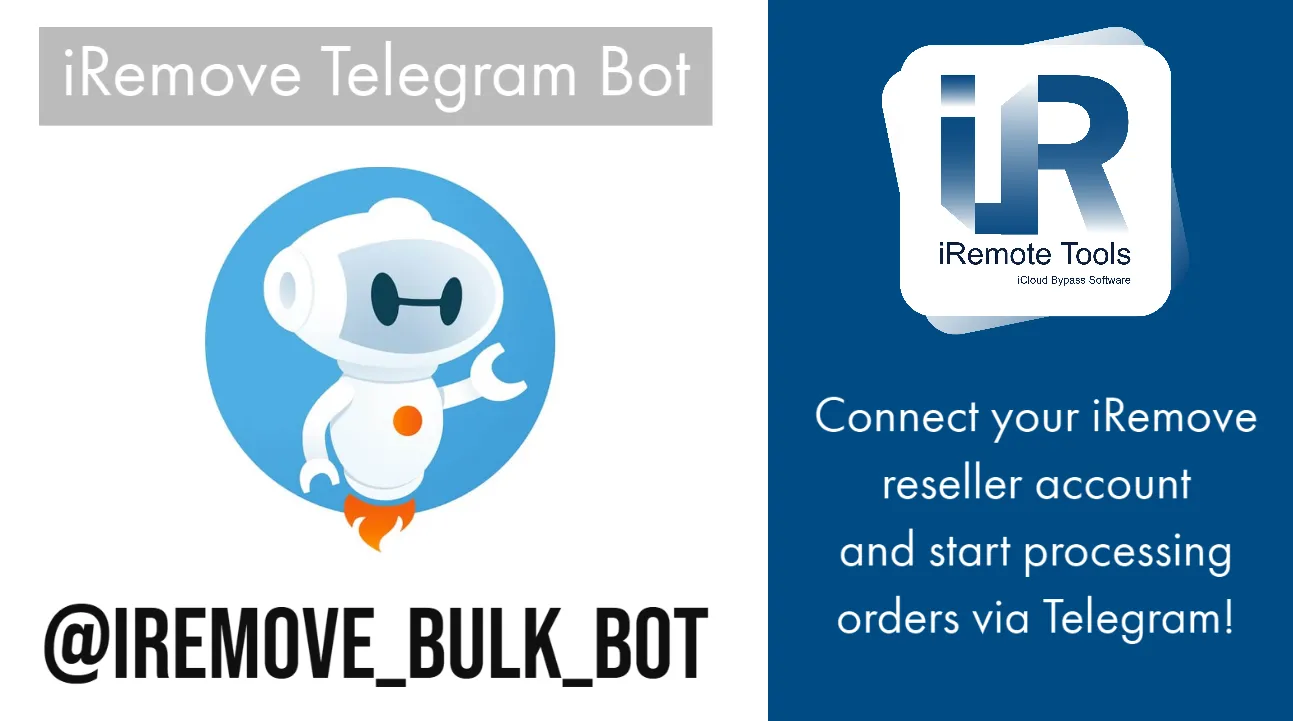 Выпущен Telegram-бот iRemove Software!