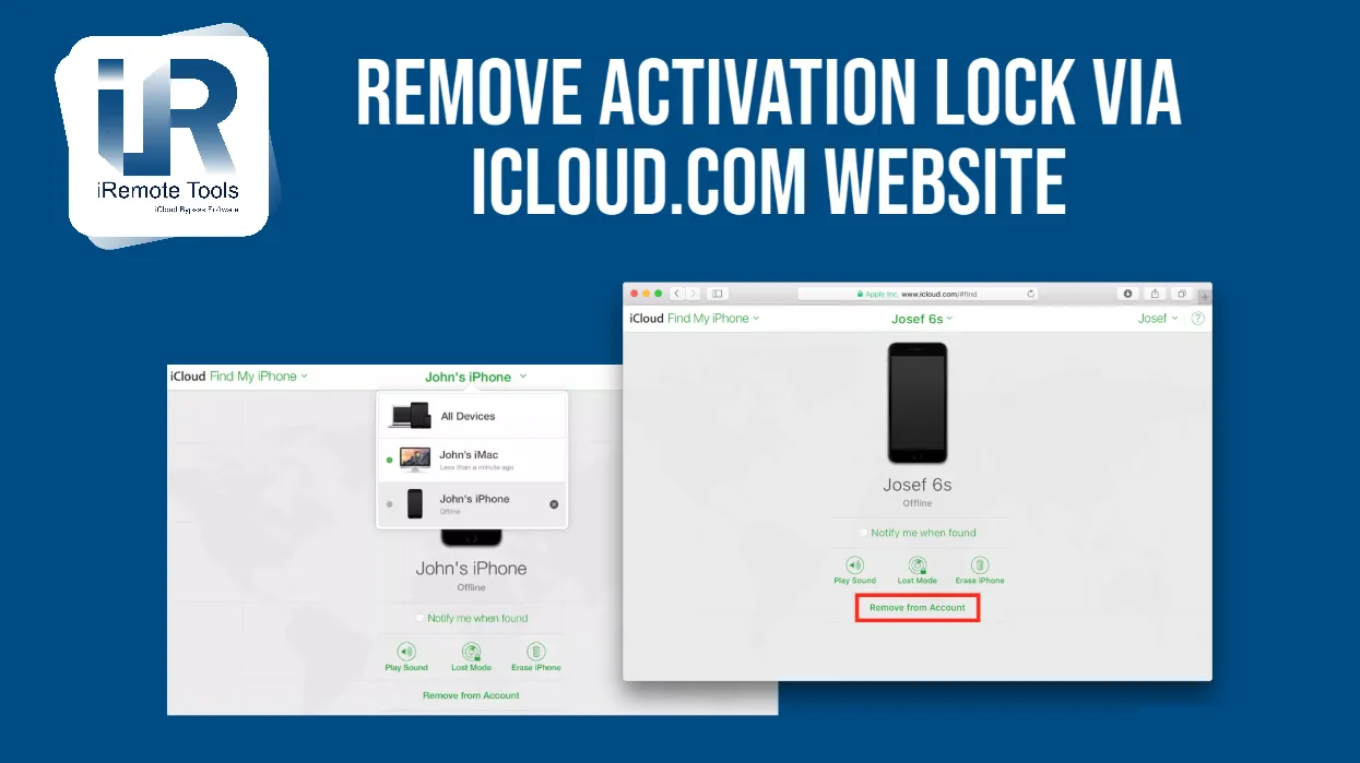 Use Apple ID and password to remove Activation Lock via Find My application