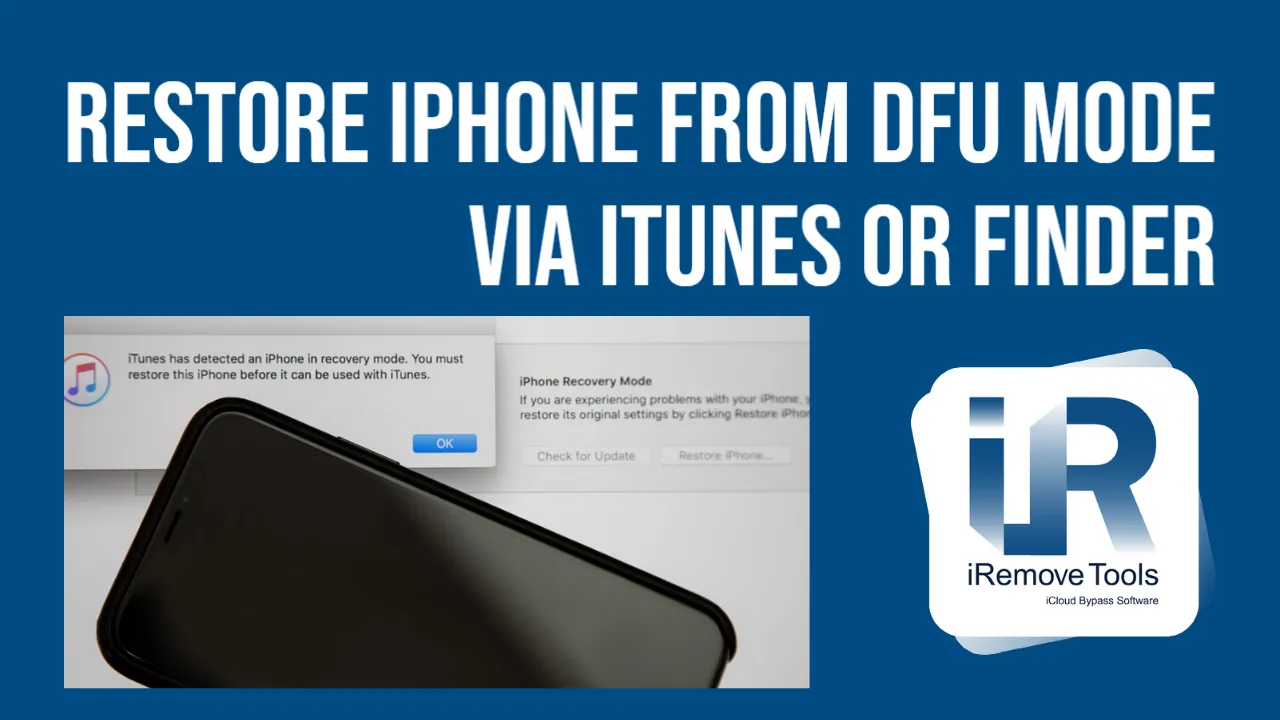 How to Restore iPhone from DFU Mode via iTunes or Finder