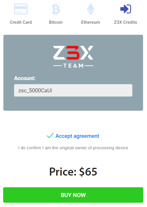  Z3X iPhone Unlock