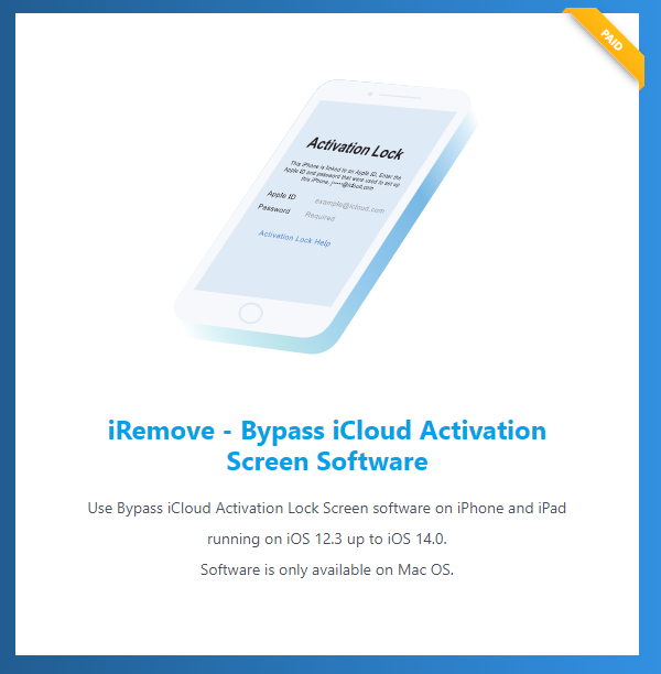 iRemove Software: iOS 14 Activation Bypass 