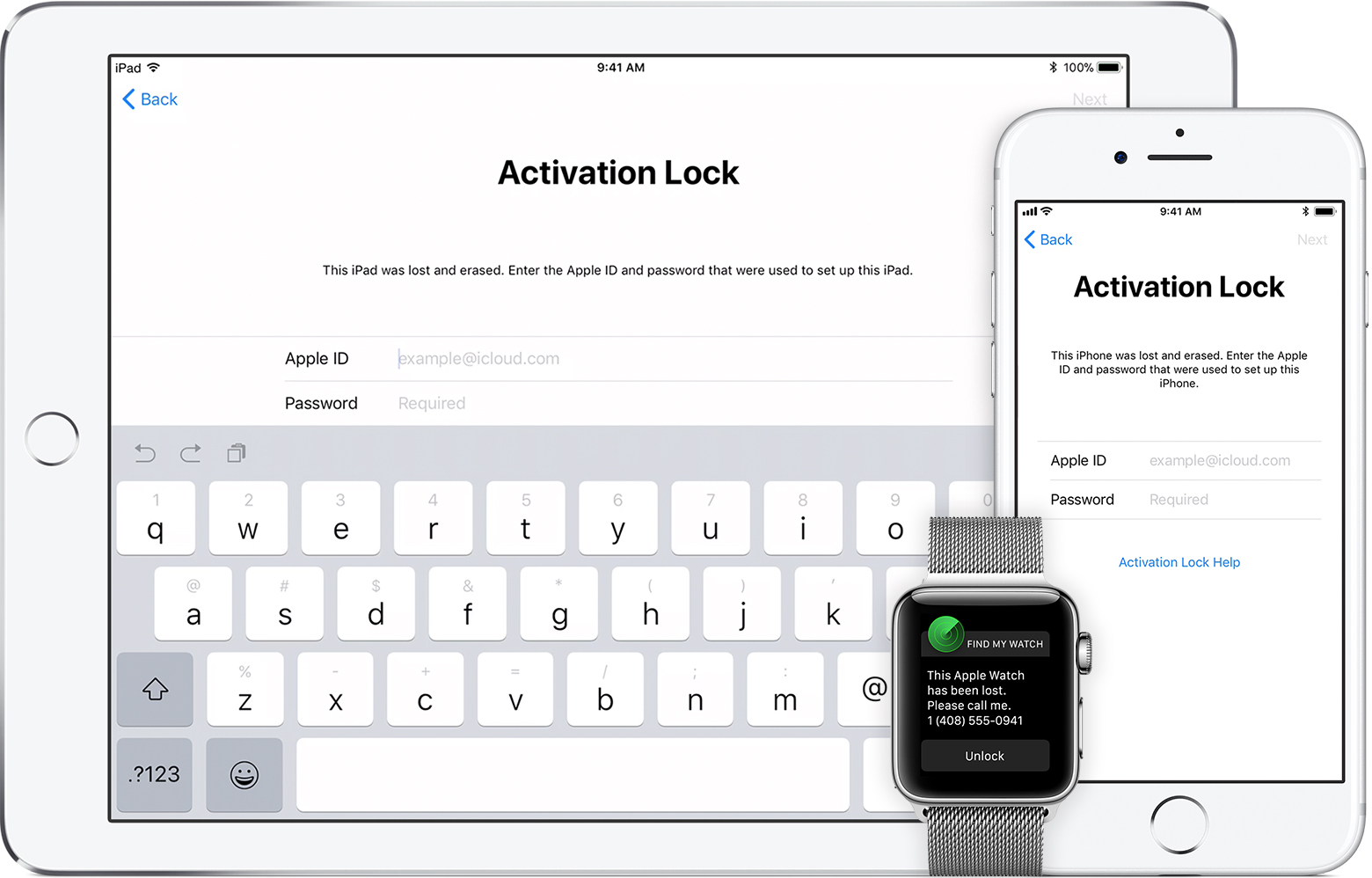 Apple devices with iCloud Activation Lock