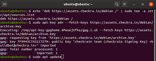 3 step install Checkra1n ubuntu