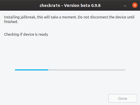 Checkra1n - jailbreak iOS step 2