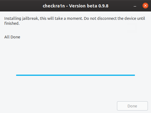 Checkra1n - jailbreak iOS step 3